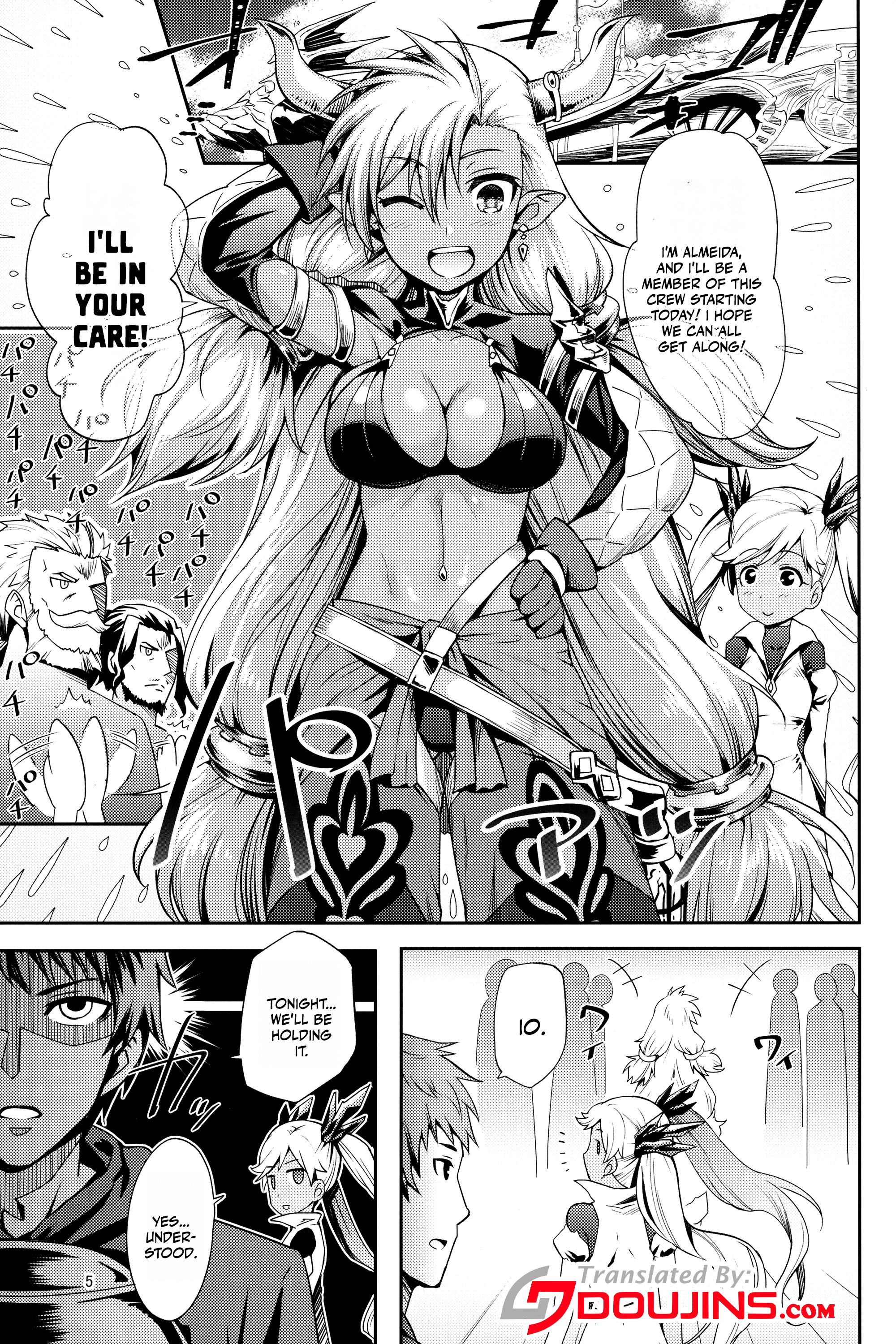 Hentai Manga Comic-A Tan-Colored Feast-Read-4